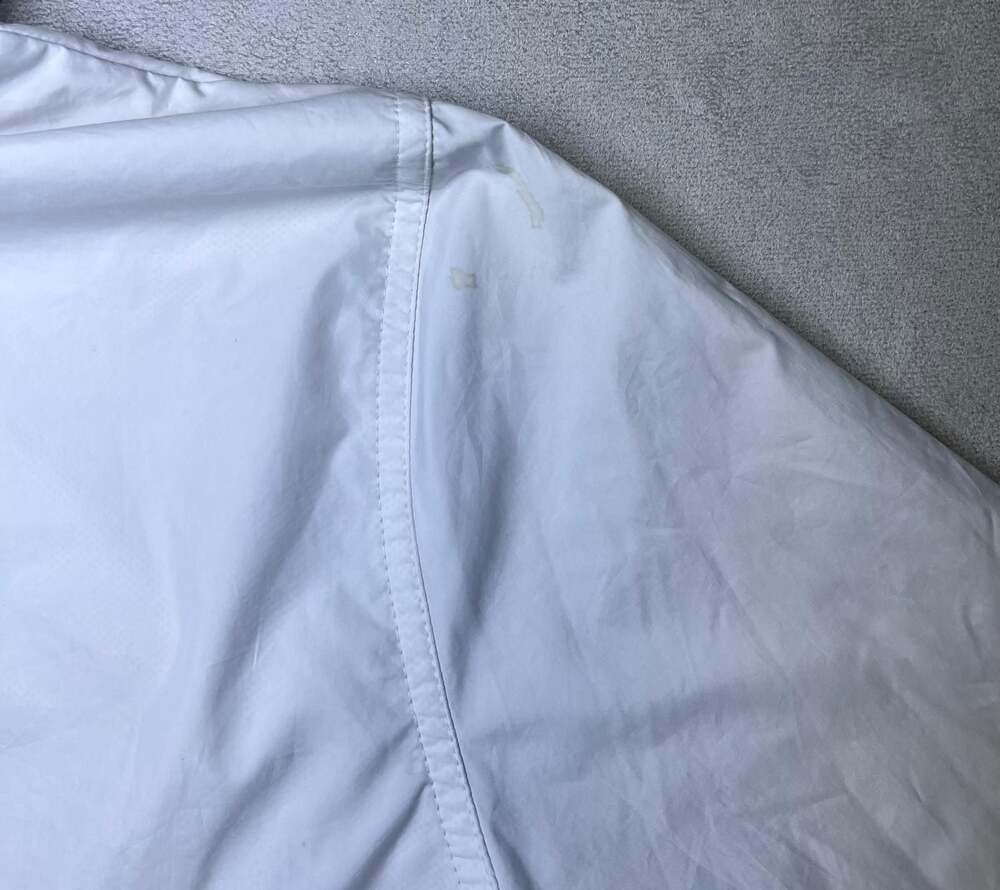Nike Jacket Womens Small White Sportswear Repel Woven Windbreaker Hooded - Picture 13 of 14
